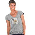 Mastiff Love Text - Women's V-Neck T-Shirt