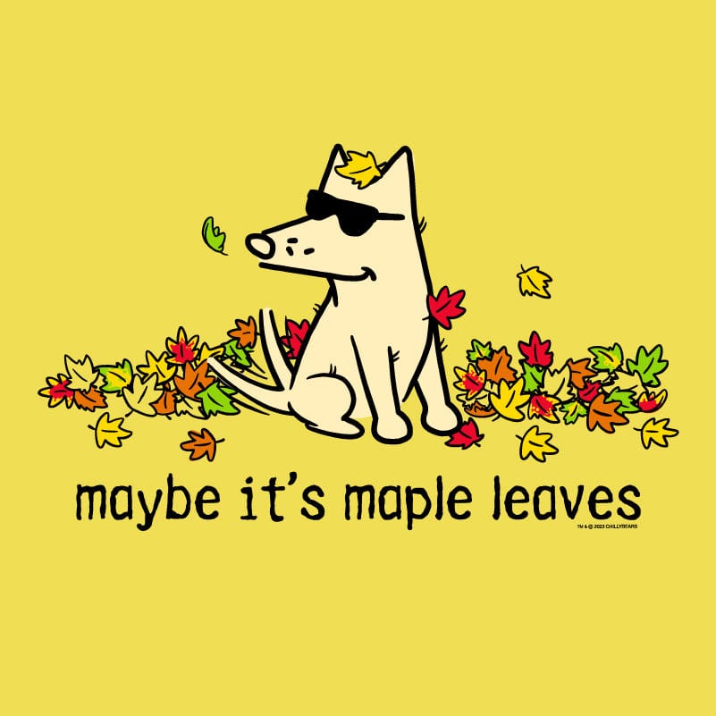 Maybe It's Maple Leaves - Ladies T-Shirt V-Neck