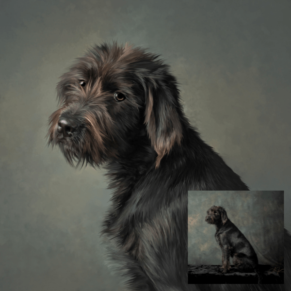 Hand-Painted Pet Portrait