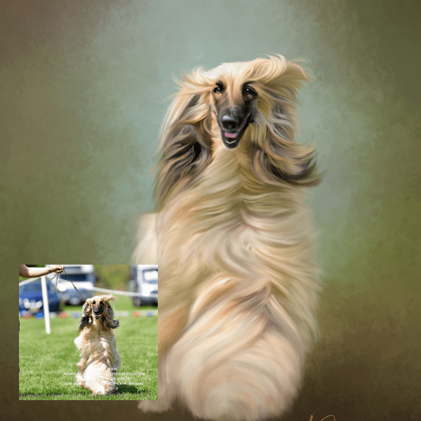 Hand-Painted Pet Portrait