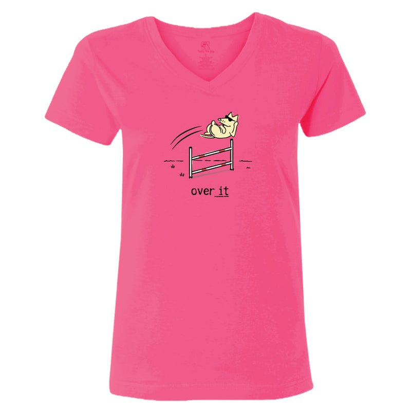 Over It - Ladies T-Shirt V-Neck