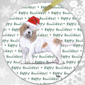 Petit Basset Griffon Vendeen "Happy Howlidays" Ornament
