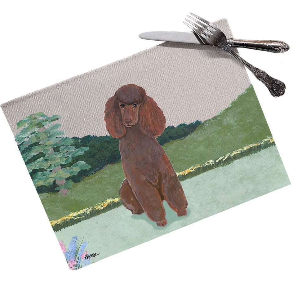 Poodle Placemats
