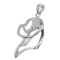 Rottweiler Sterling Silver Cut Out Pendants