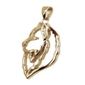 Samoyed 14K Gold Cut Out Pendant