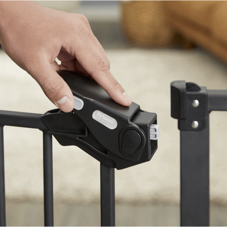 Frisco Extra Wide Auto-Close Pet Gate, 30-in Height