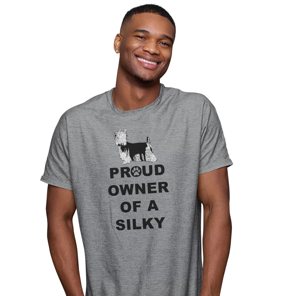 Silky Terrier Proud Owner - Adult Unisex T-Shirt