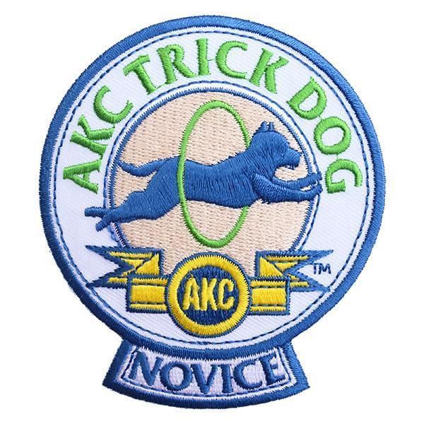 AKC Trick Dog Novice Patch (shipping included) 3.5