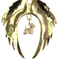 West Highland White Terrier Westie Gold Plated Holiday Angel Wing Ornament