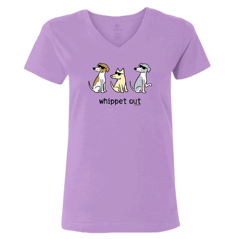 Whippet Out - Ladies T-Shirt V-Neck