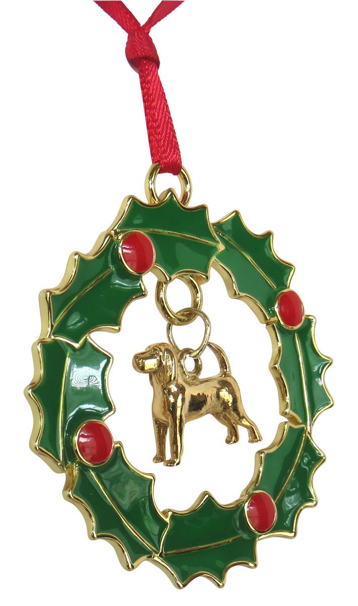 Beagle Wreath Ornament
