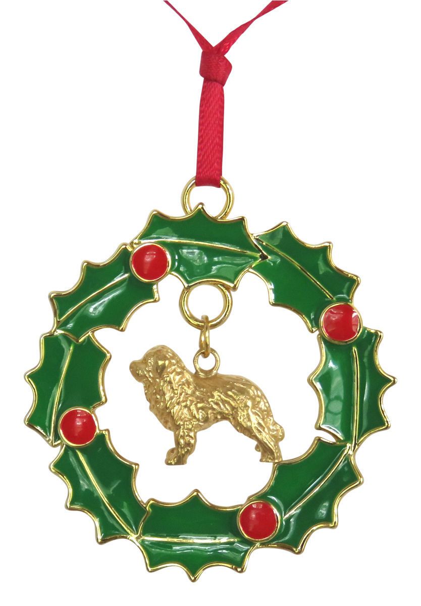 Great Pyrenees Wreath Ornament