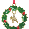 Soft Coated Wheaten Terrier  Wreath Ornament
