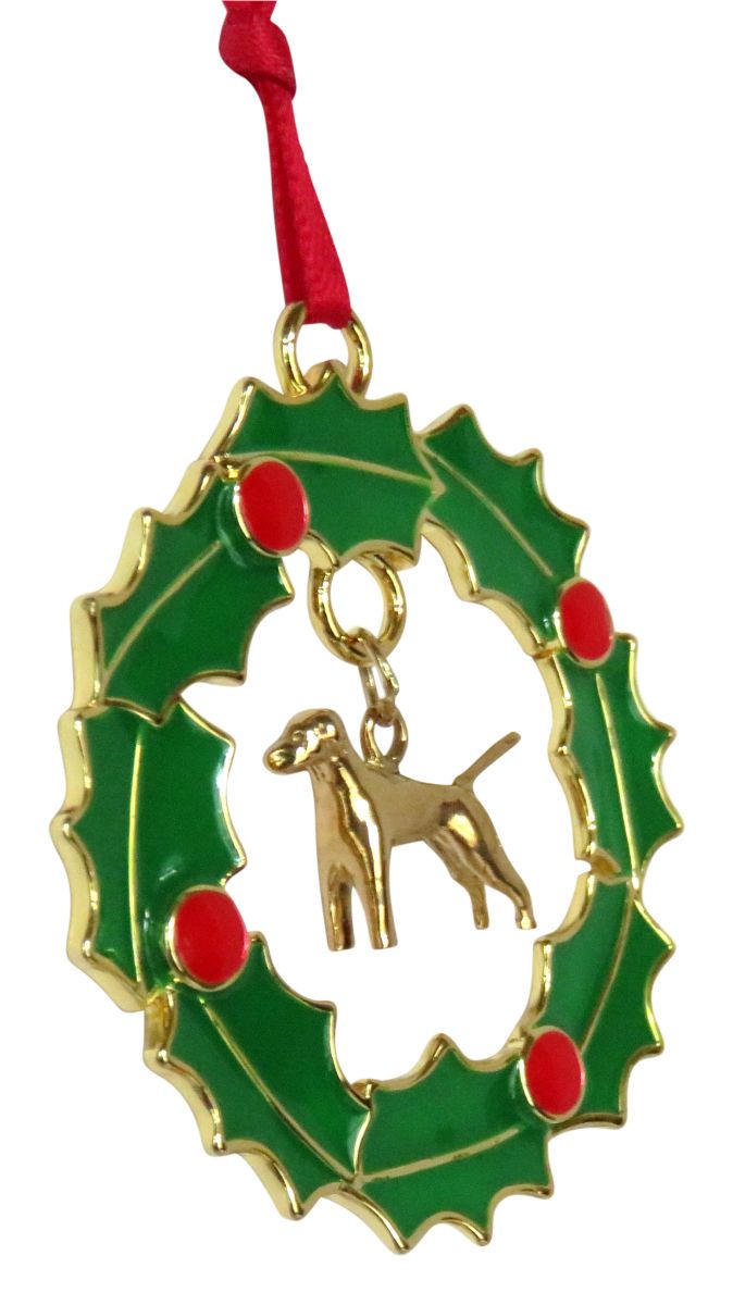 Vizsla Wreath Ornament