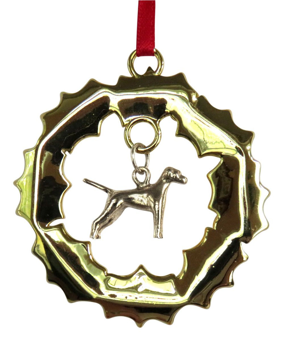 Vizsla Wreath Ornament