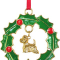 West Highland White Terrier Wreath Ornament