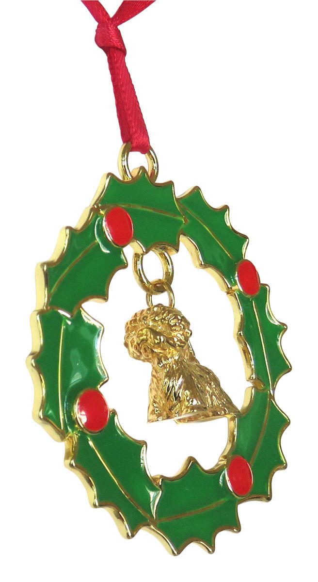 West Highland White Terrier Wreath Ornament