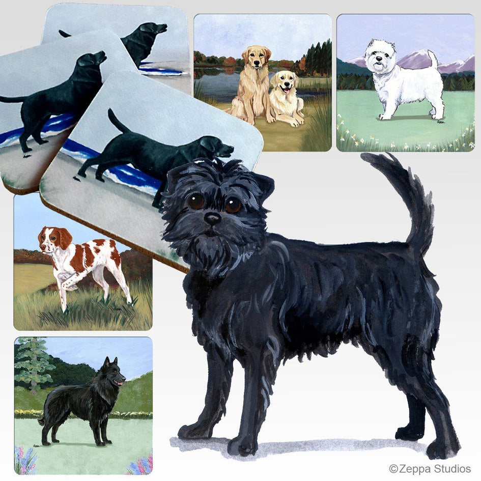 Affenpinscher Scenic Square Coaster