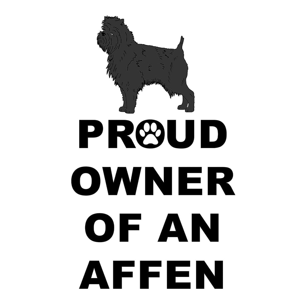 Affenpinscher Proud Owner - Women's V-Neck T-Shirt