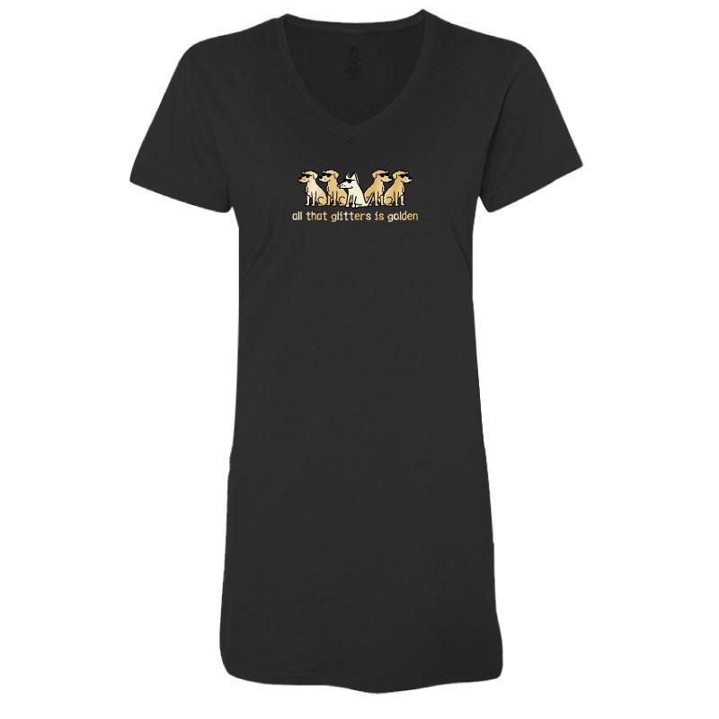 All That Glitters Is Golden - Ladies Night T-Shirt