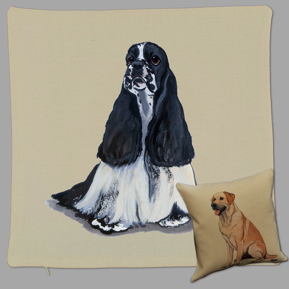 Cocker Spaniel Pillow Cover