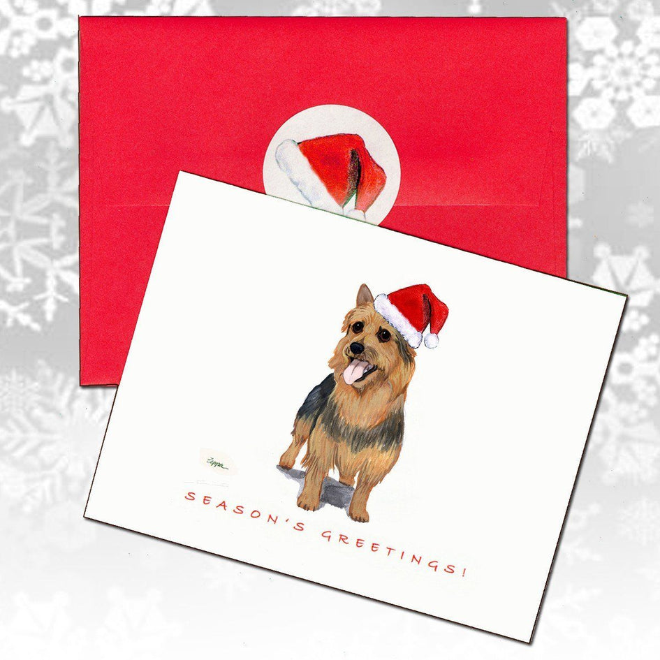 Australian Terrier Christmas Note Cards