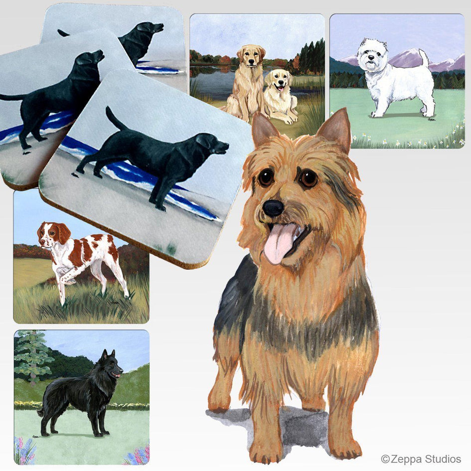 Australian Terrier Scenic Square Coaster