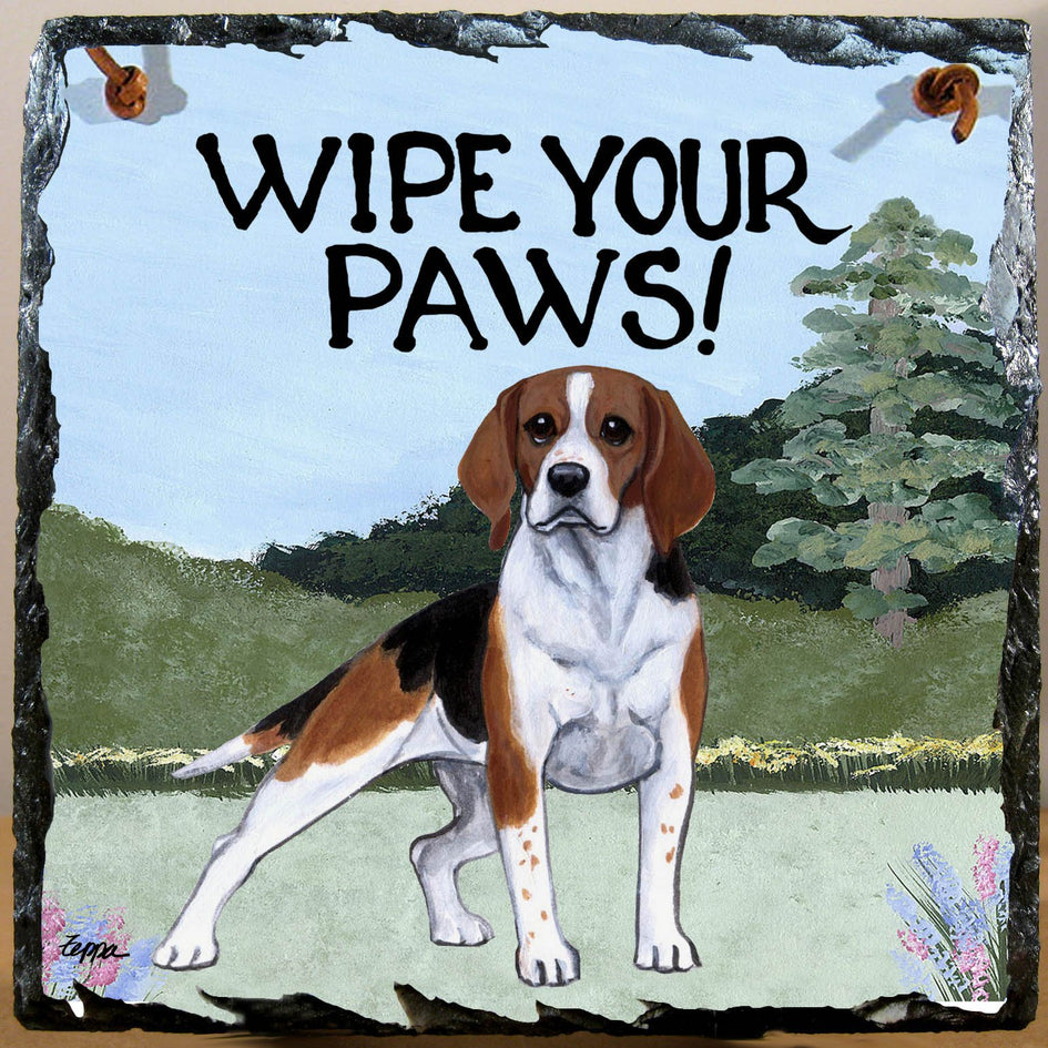 Beagle Slate Sign
