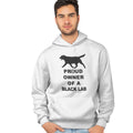 Black Labrador Retriever Proud Owner - Adult Unisex Hoodie Sweatshirt