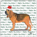 Bloodhound "Happy Howlidays" Coaster