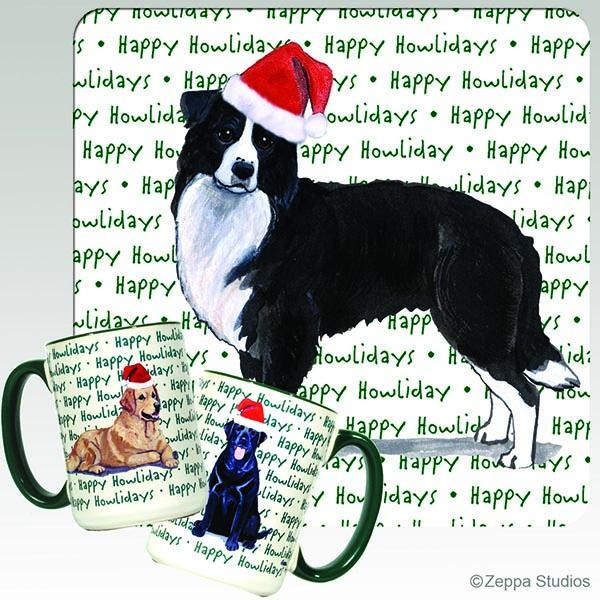 Border Collie Holiday Mug