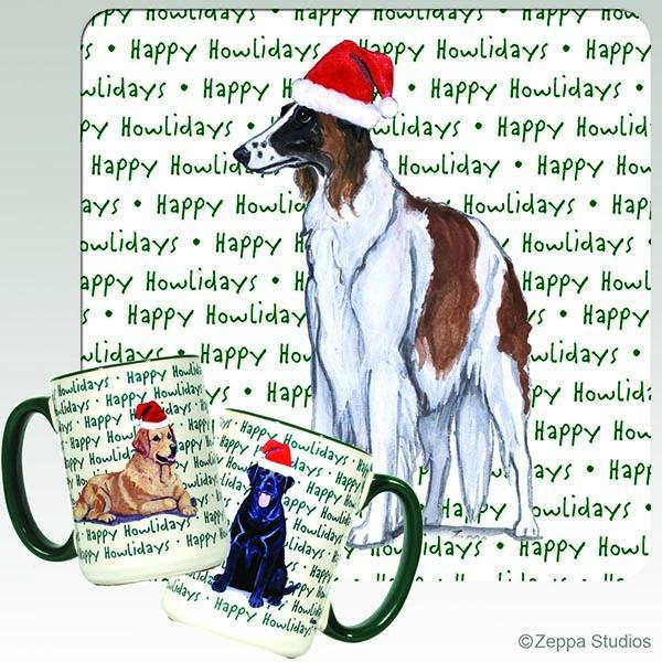 Borzoi Holiday Mug