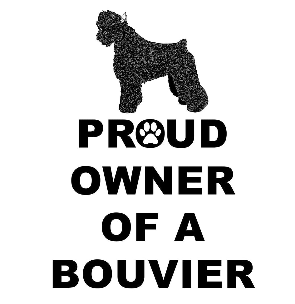Bouvier des Flandres Proud Owner - Women's V-Neck T-Shirt
