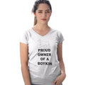 Boykin Spaniel Proud Owner - Women's V-Neck T-Shirt
