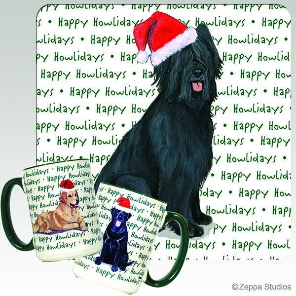 Briard Holiday Mug