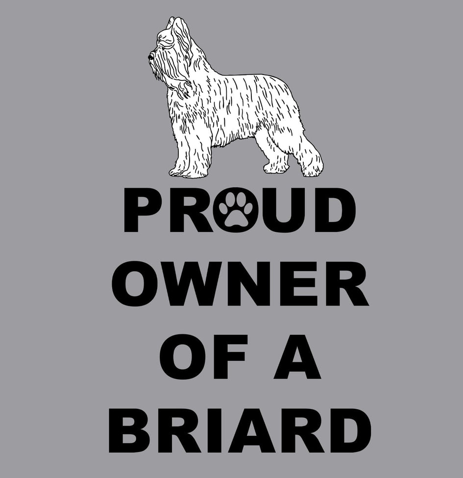 Briard Proud Owner - Adult Unisex Hoodie Sweatshirt