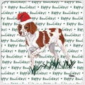 Brittany "Happy Howlidays" Coaster