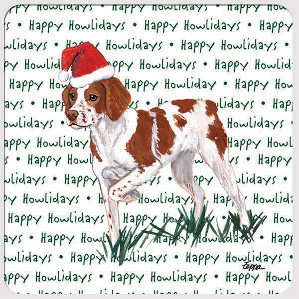 Brittany "Happy Howlidays" Coaster