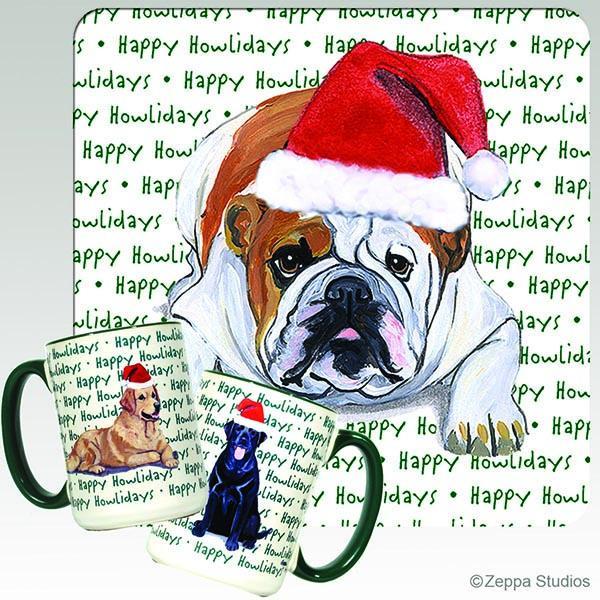 Bulldog Holiday Mug