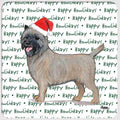 Cairn Terrier "Happy Howlidays" Coaster