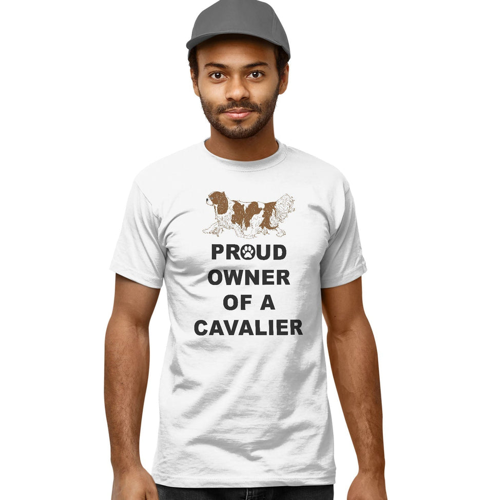 Cavalier King Charles Spaniel Proud Owner - Adult Unisex T-Shirt