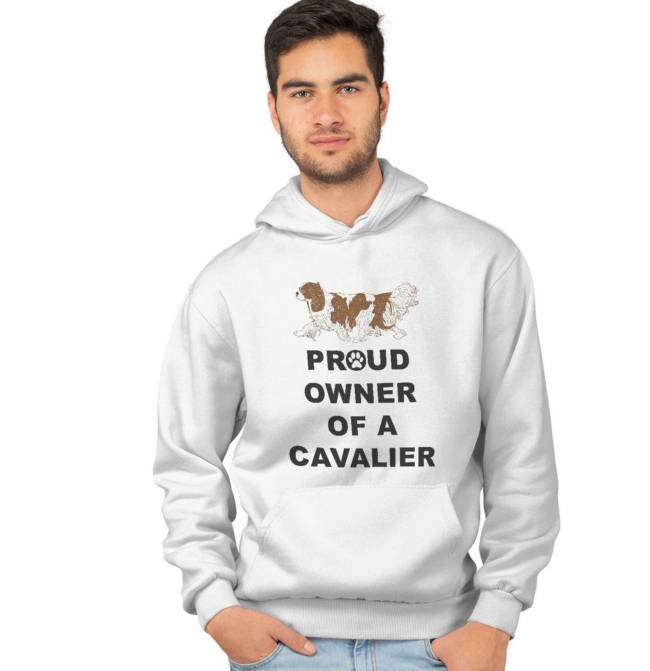 Cavalier King Charles Spaniel Proud Owner - Adult Unisex Hoodie Sweatshirt