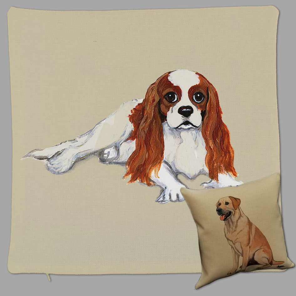 Cavalier King Charles Spaniel Pillow Cover