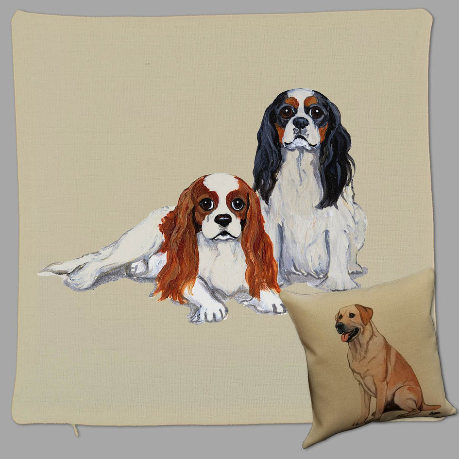 Cavalier King Charles Spaniel Pillow Cover
