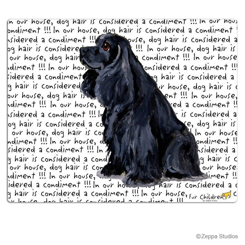 Cocker Spaniel, Black Cutting Board