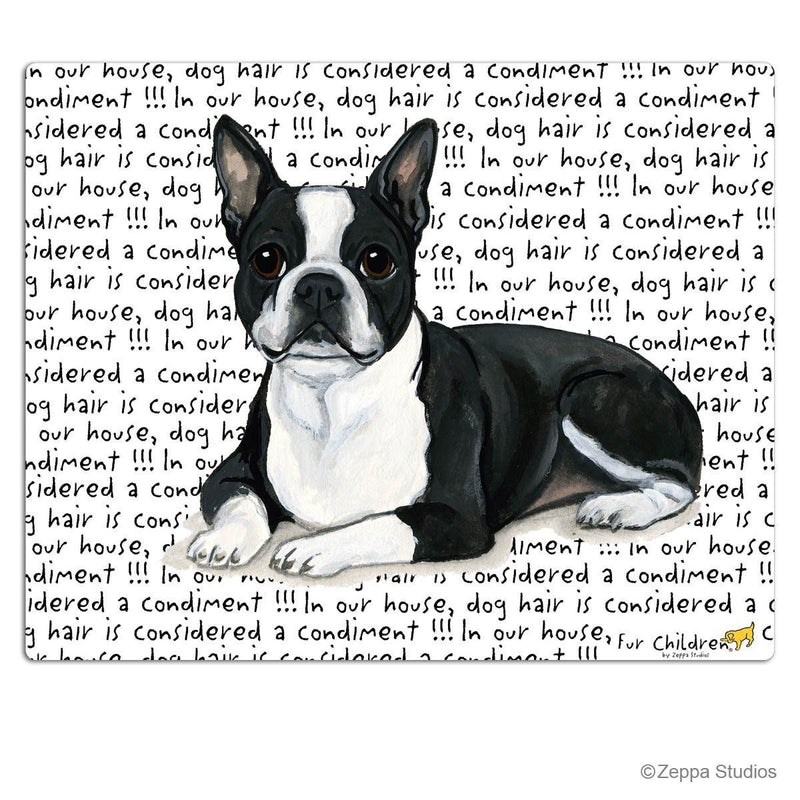 Boston Terrier, Lying Down Cutting Board