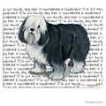 Polish Lowland Sheepdog Cutting Board