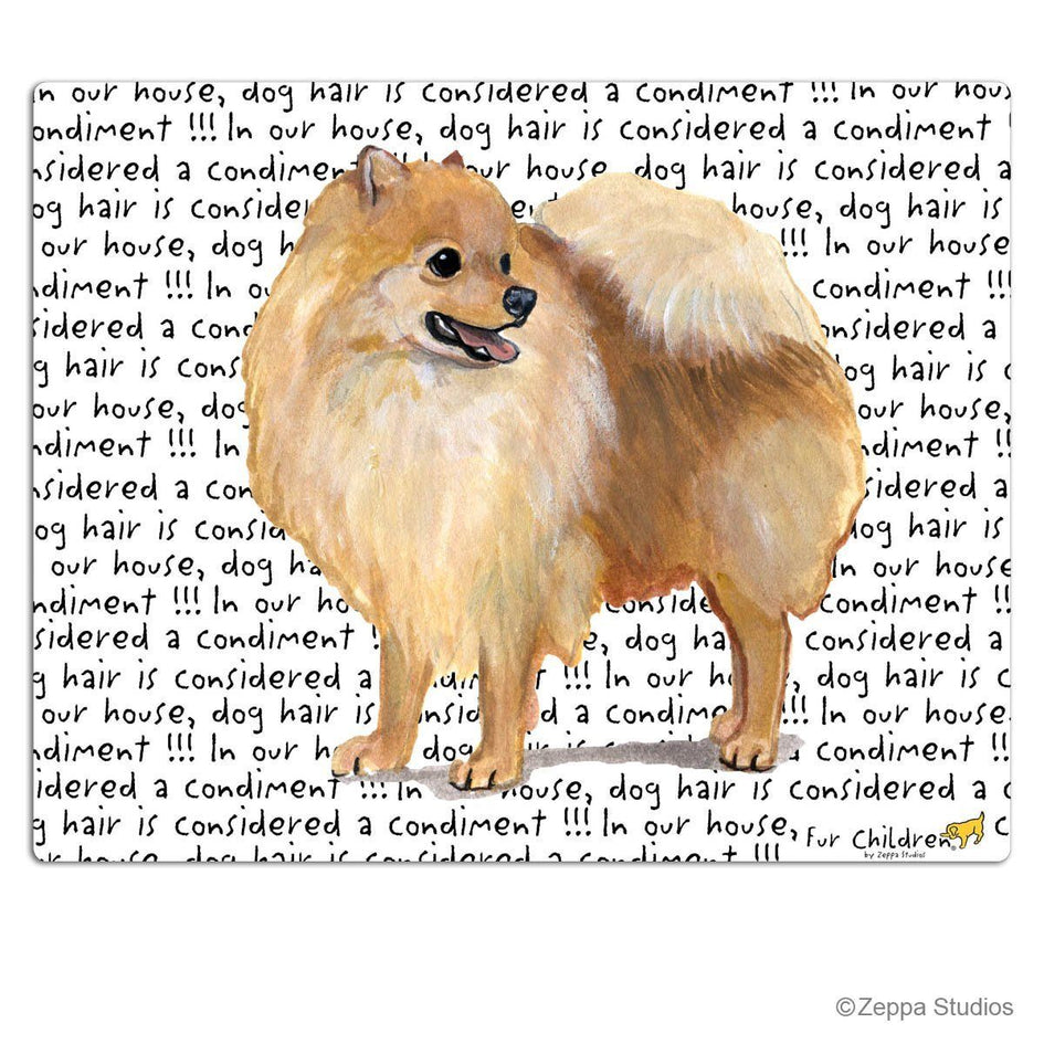 Pomeranian, Red Cutting Board