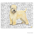 Soft Coated Wheaten Terrier Cutting Board