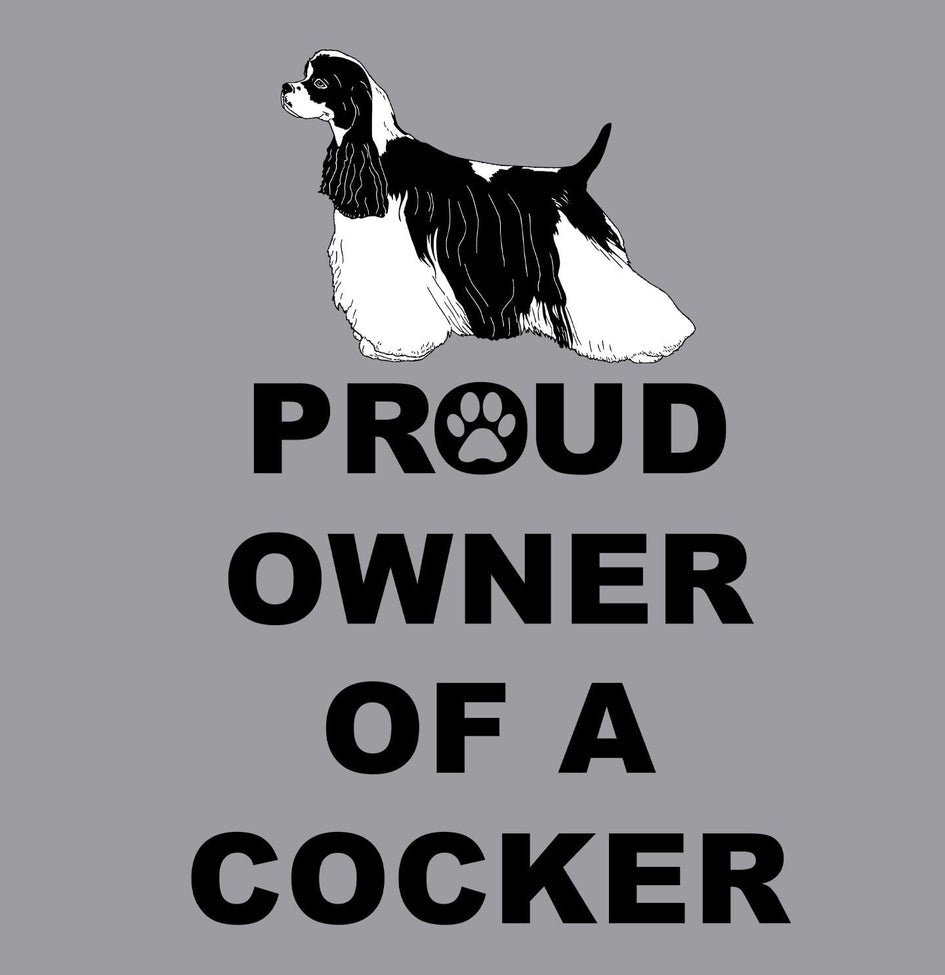 Cocker Spaniel Proud Owner - Adult Unisex Crewneck Sweatshirt